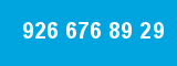 926 676 89 29